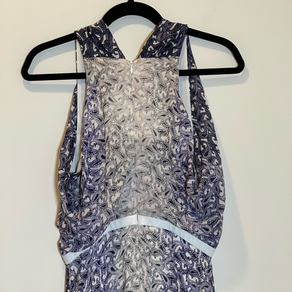 Yigal Azrouel Ombre Paisley Georgette 100% Silk MAXI Dress Gown. - Picture 7 of 11